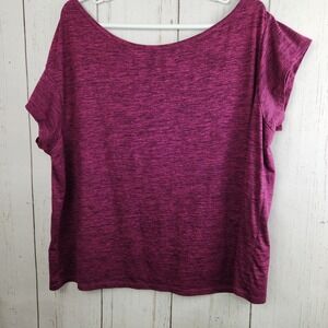 Torrid Active Womens T-Shirt Size 3 Hot Pink Stretch Short Sleeve Top